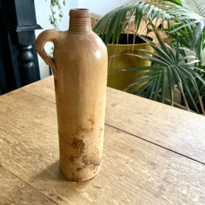Antique Earthy Stoneware Water Bottle / Flagon